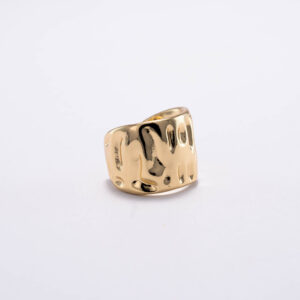 Earcuff Dorado Orgánico Texturizado