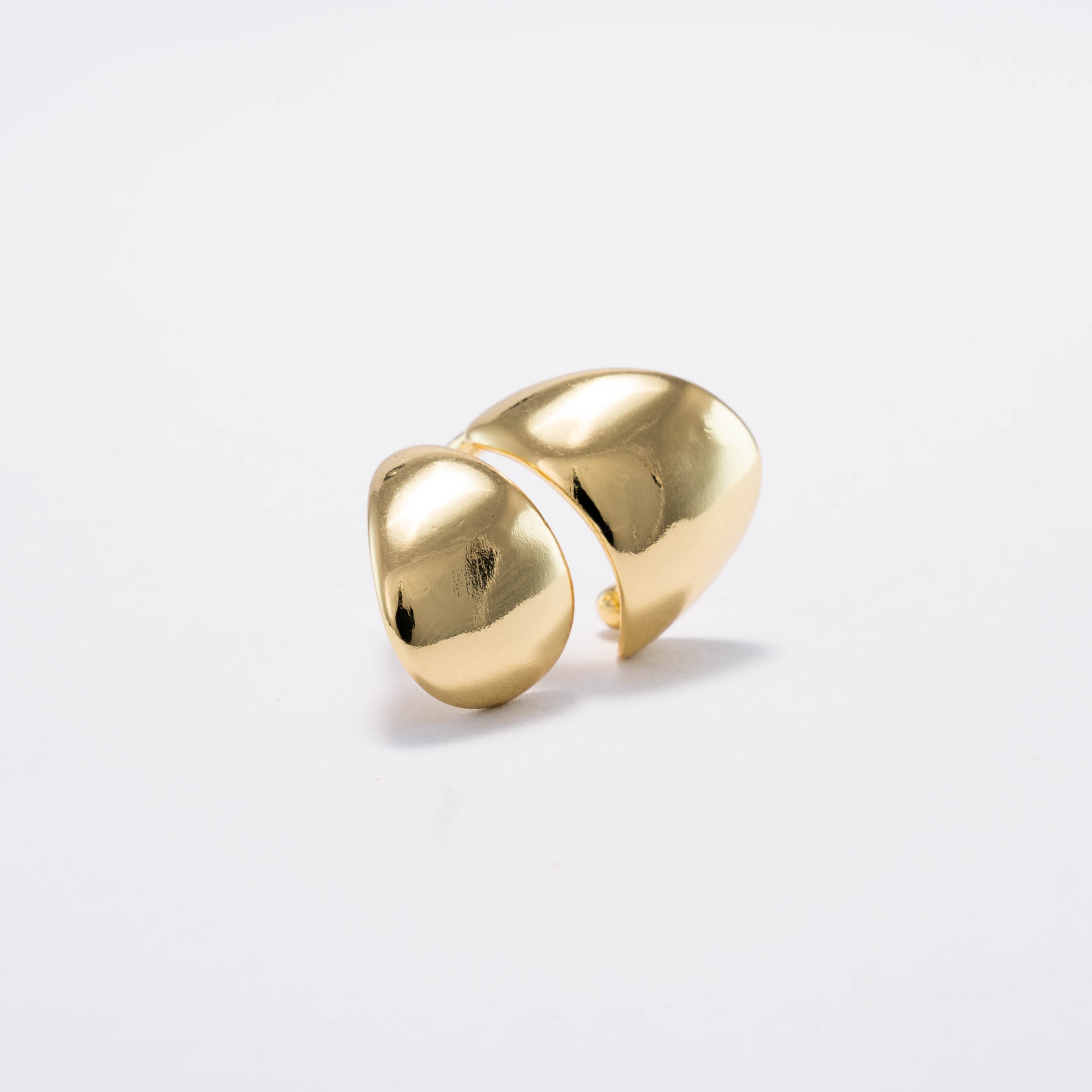 Earcuff Doble Dorado