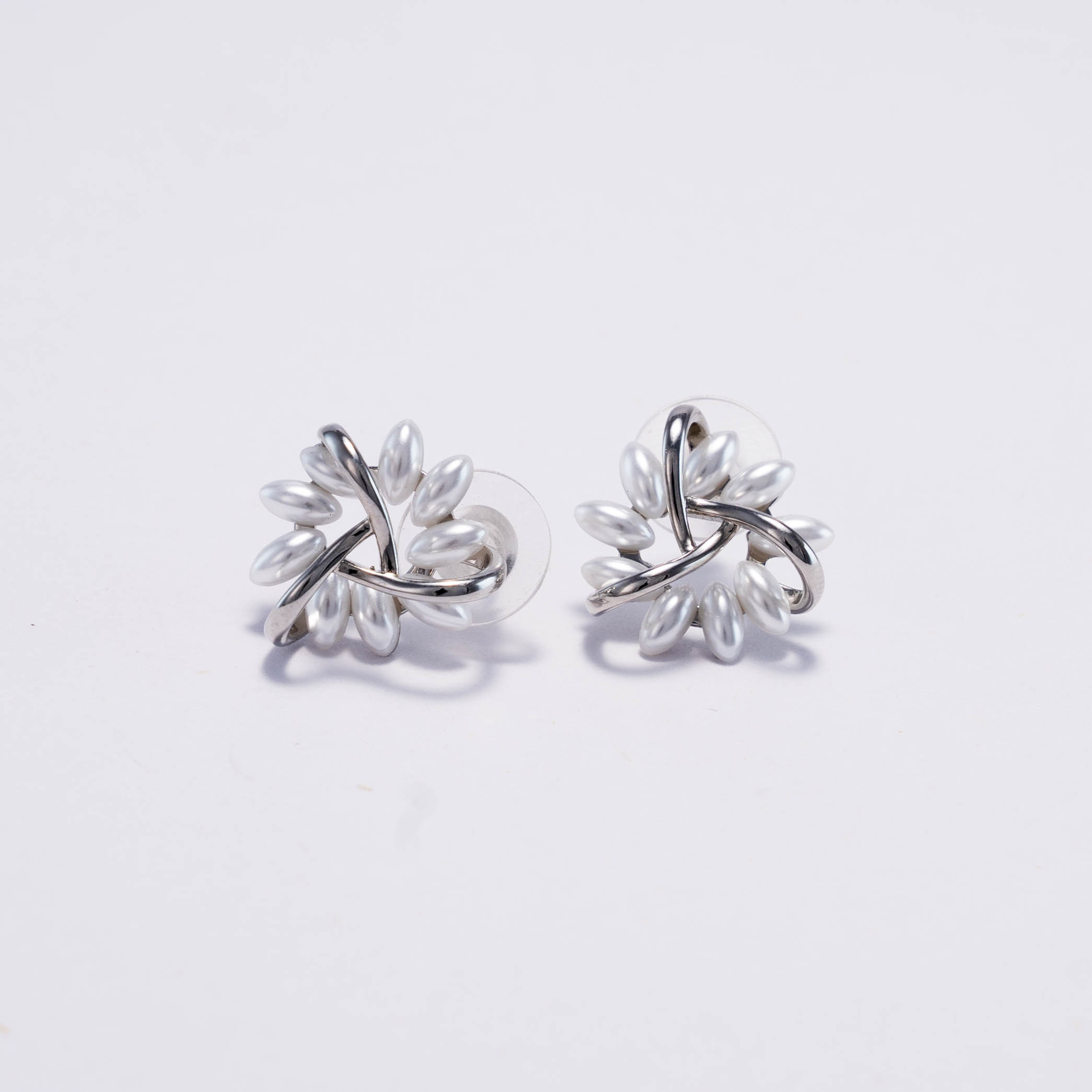 Pendientes Espiral De Perlas
