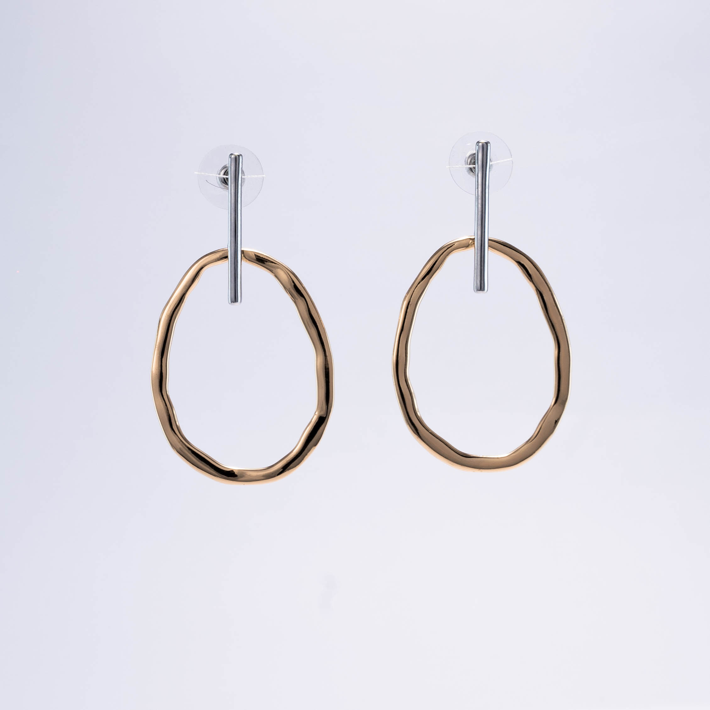 Pendientes Orgánicos Dorados