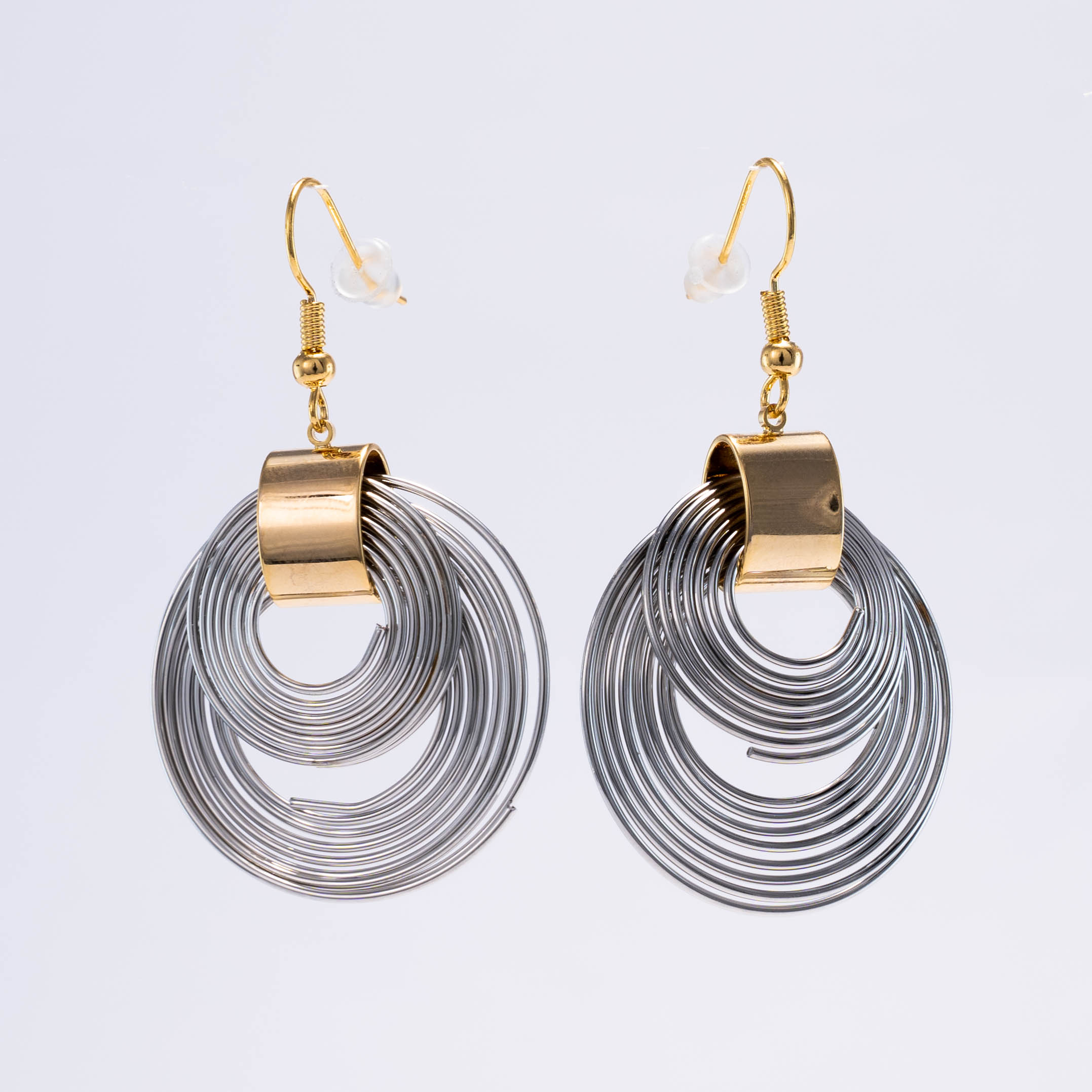 Pendientes De Aros Entrelazados