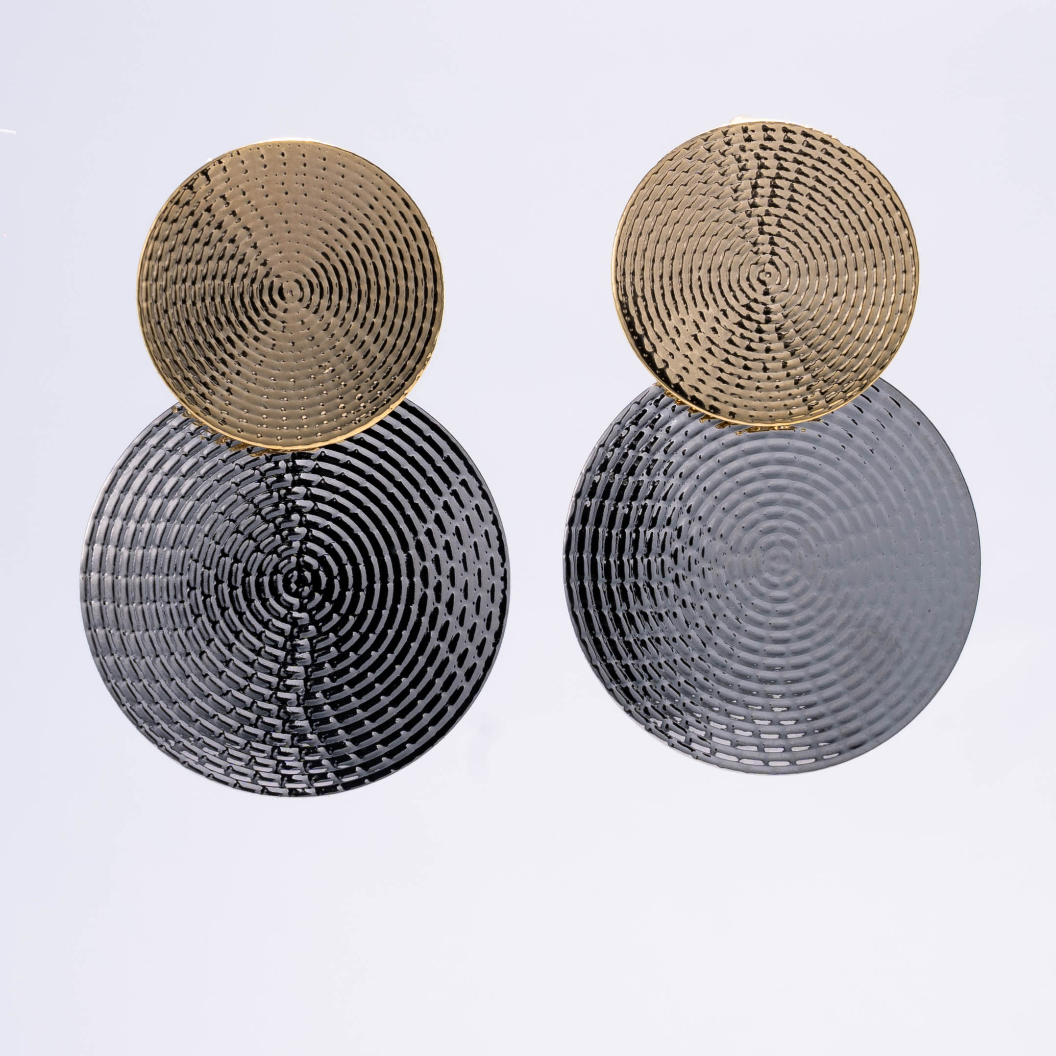 Pendientes Circulares Bi-Color