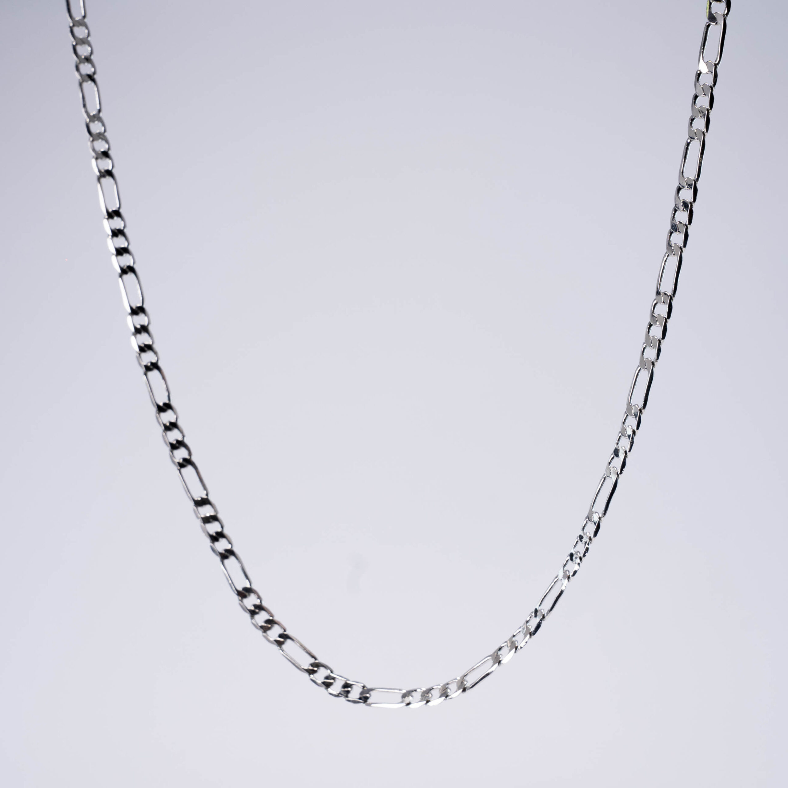 Cadena Figaro Plateada