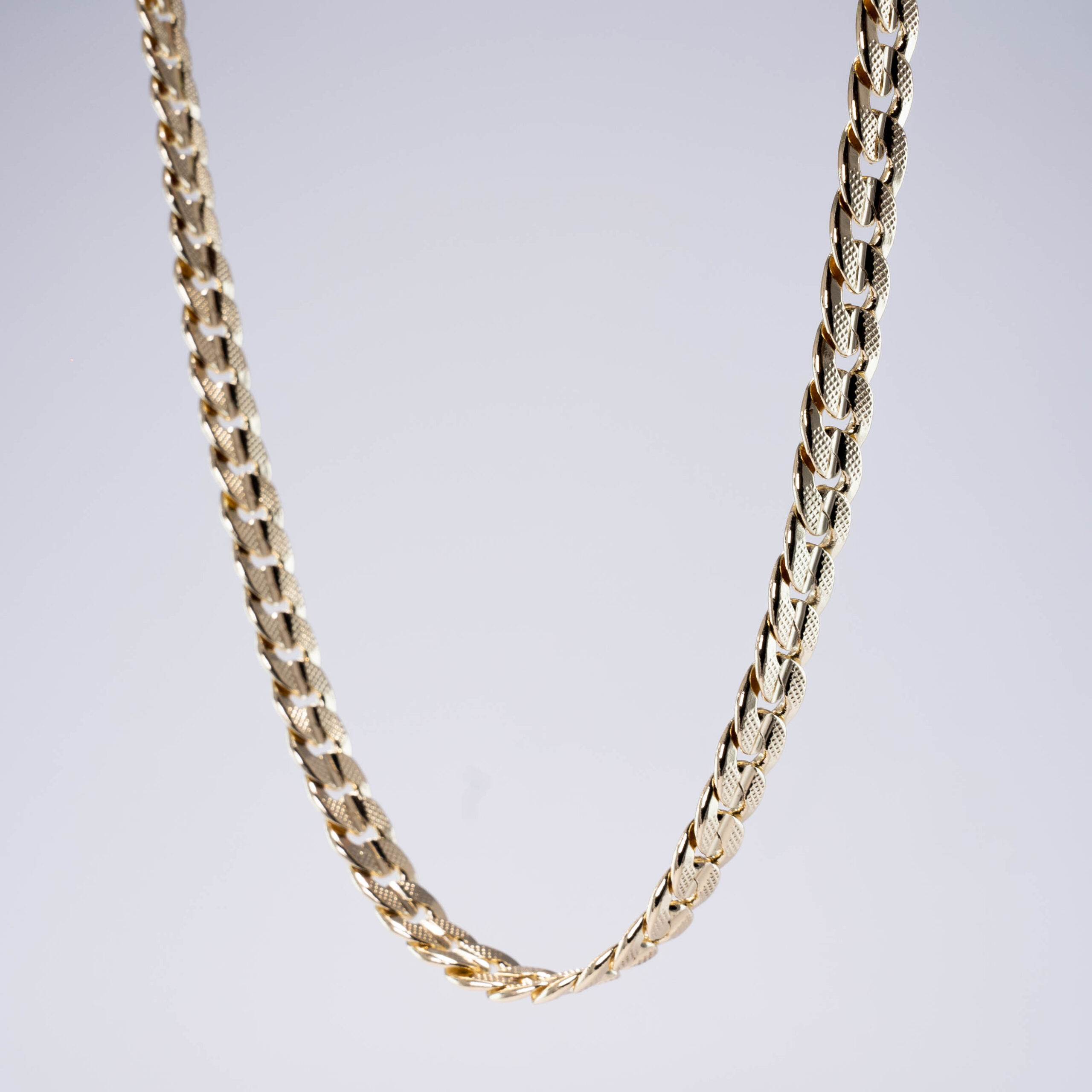 Cadena De Eslabones Dorada