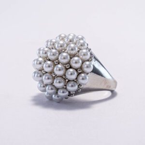Anillo De Esferas Perlado