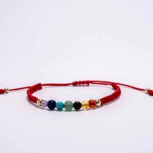 Pulsera De Los Siete Chakras Roja