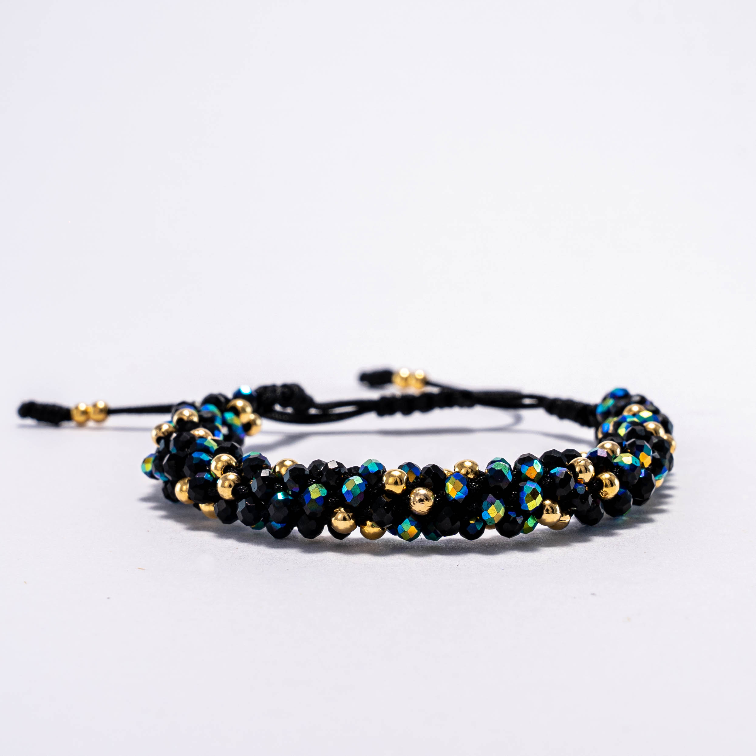 Pulsera De Cristales Multicolor