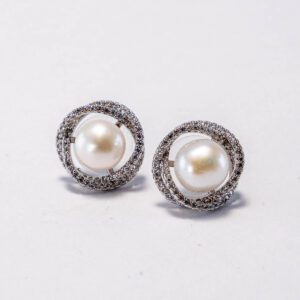 Aretes Flor De Perla