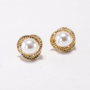 Aretes Flor De Perla