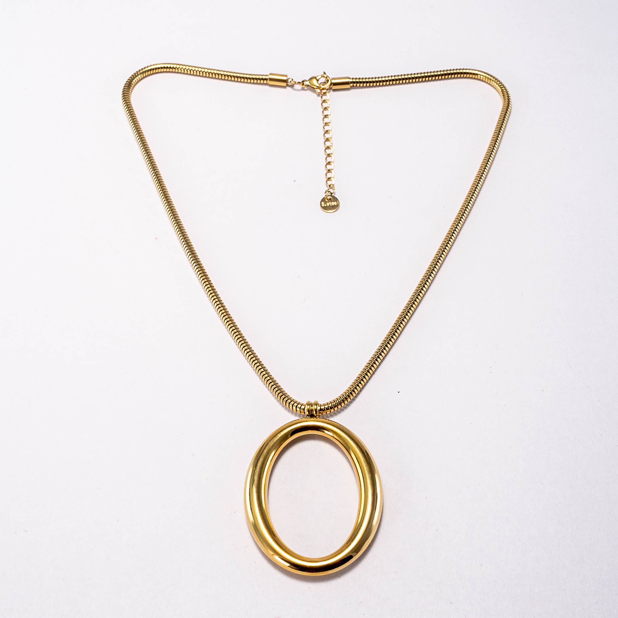 Collar De Aro Ovalado