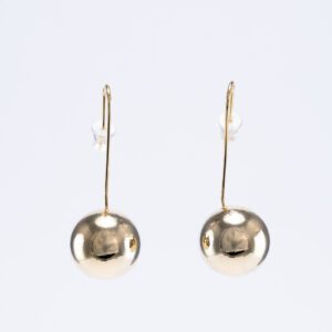 Aretes De Bola Colgantes