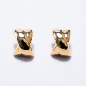 Aretes De Nudo Dorado