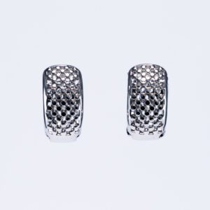 Aretes De Aro Tipo Malla