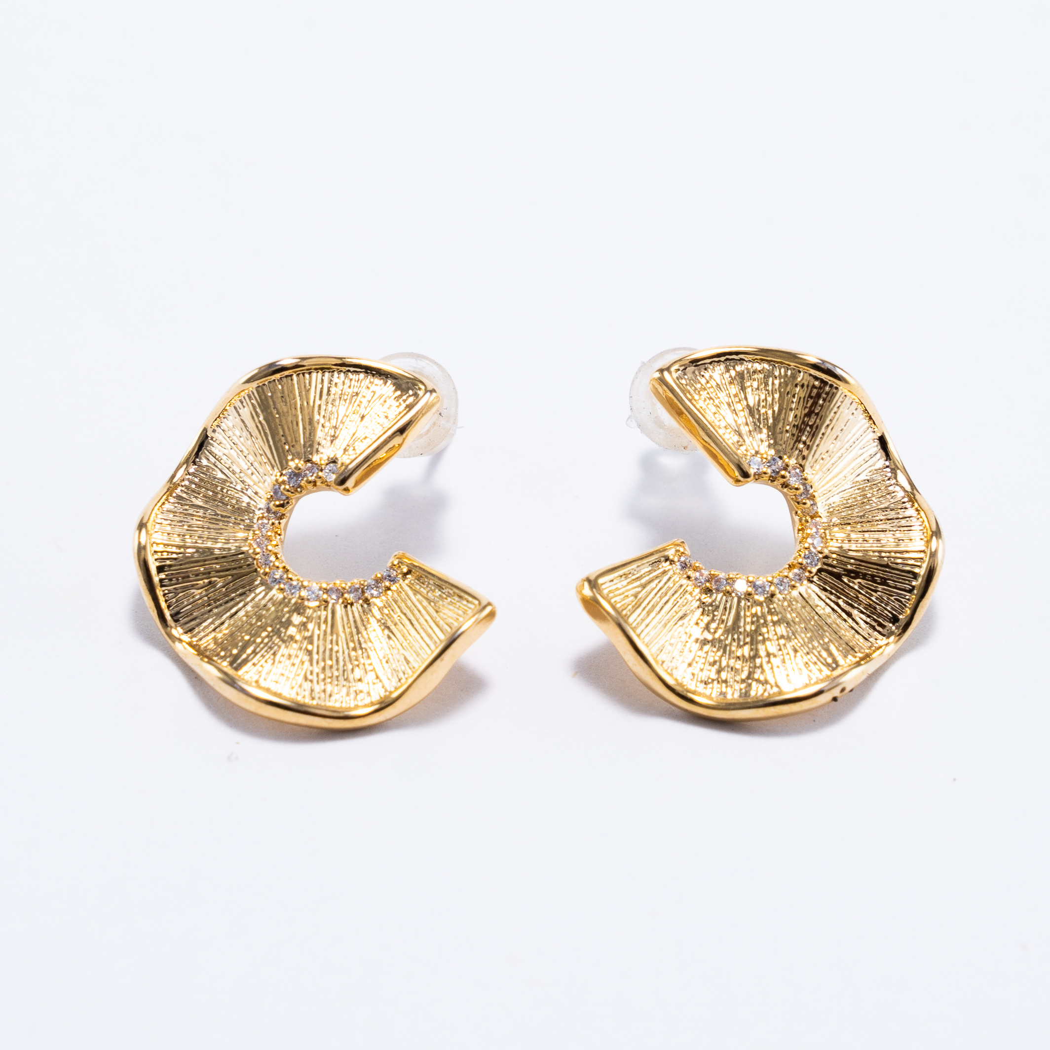 Aretes Media Luna Organicos