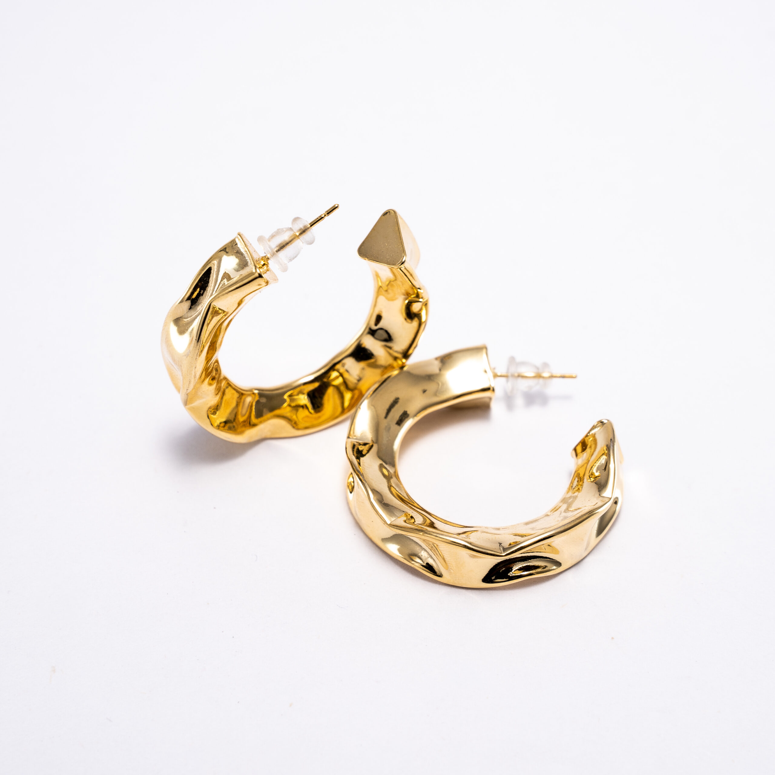 Aretes De Aro Rusticos