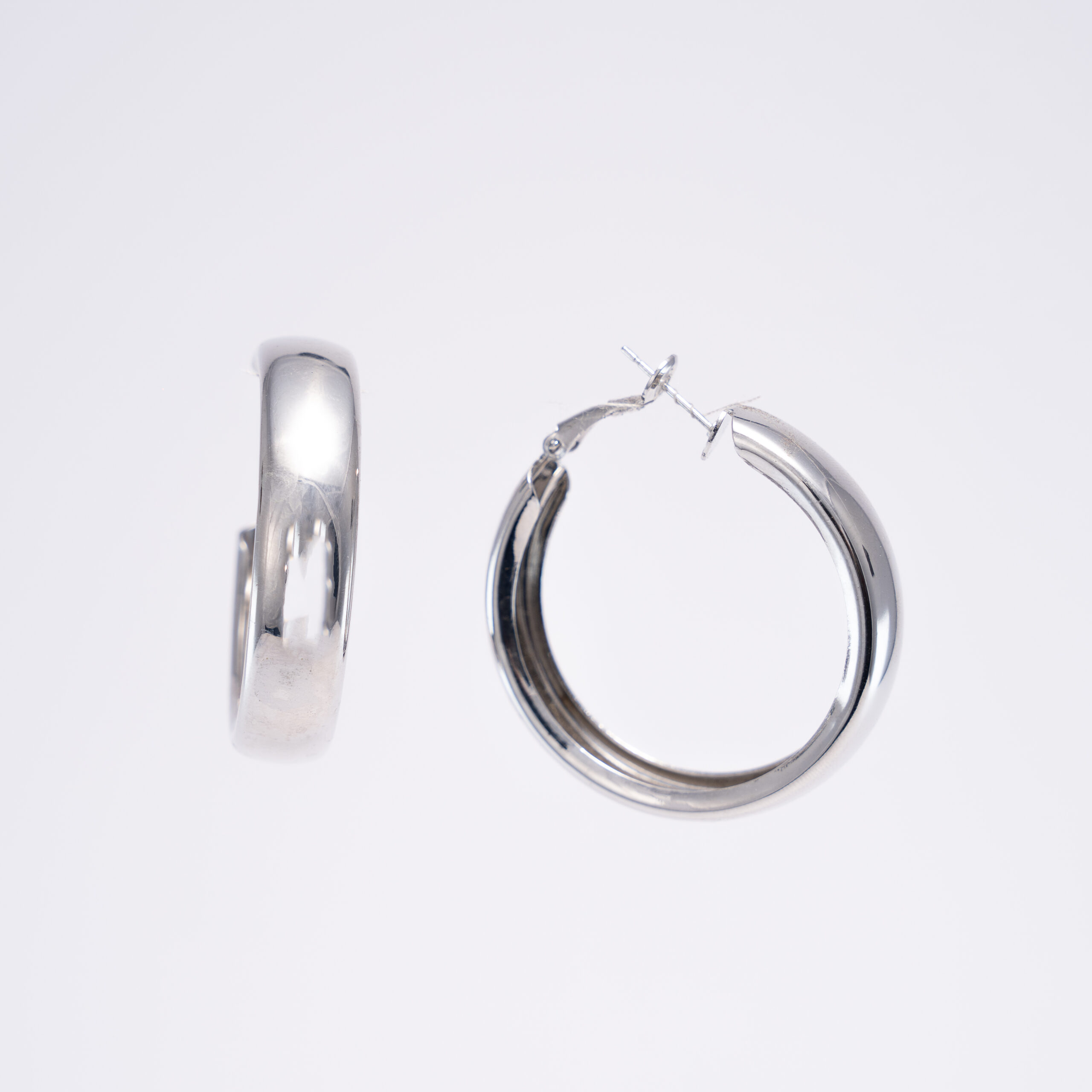 Aretes De Aro Plateados