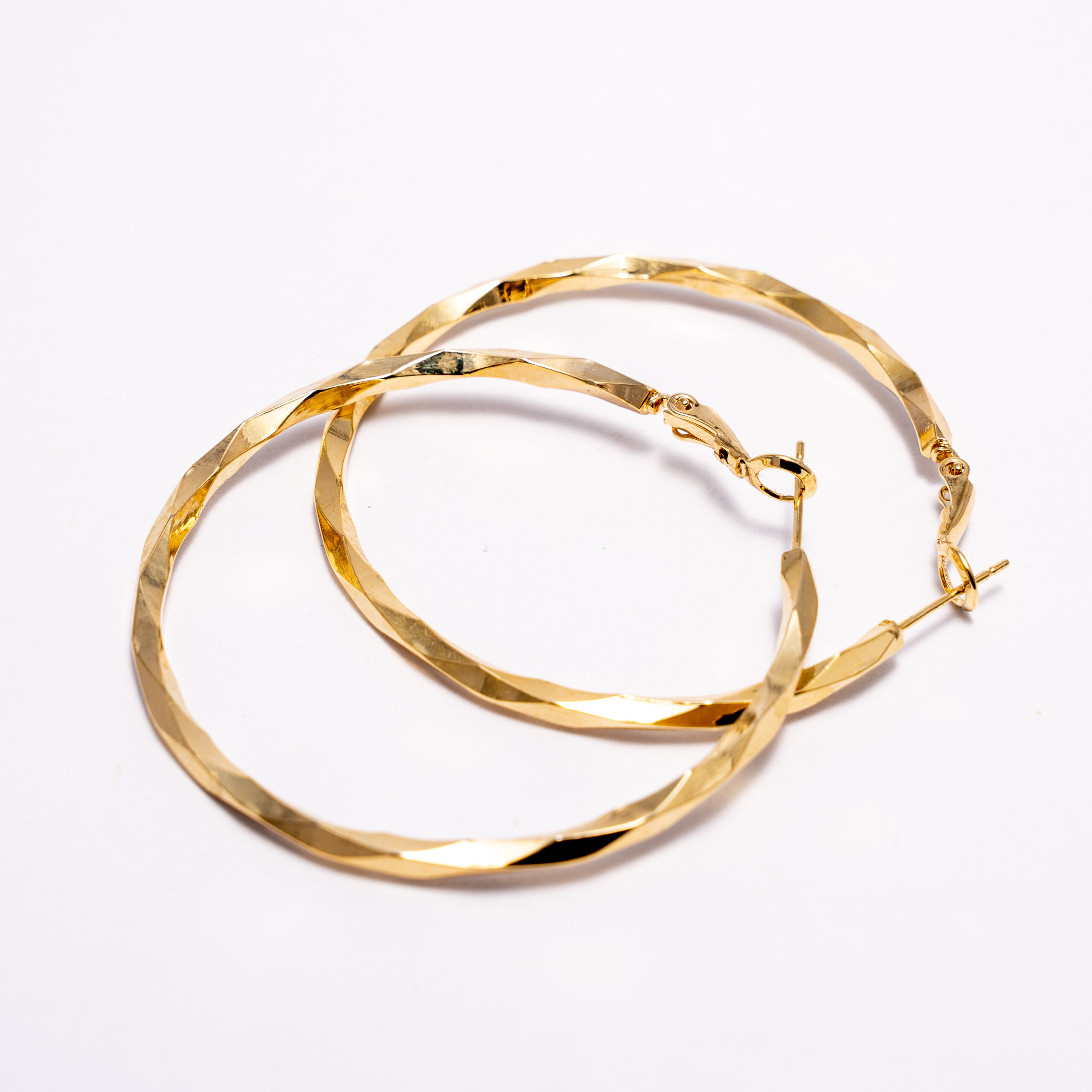 Aretes De Aro Orgánicos