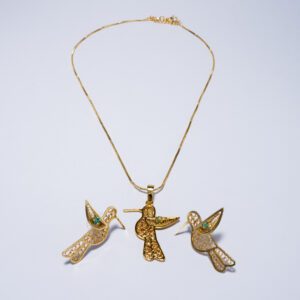 Set Colibrí esmeralda