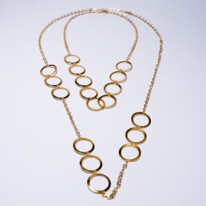 Collar Círculos de Oro