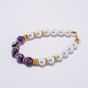 Pulsera Armonía Púrpura