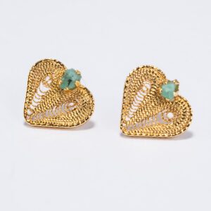 Aretes Filigrana Corazón