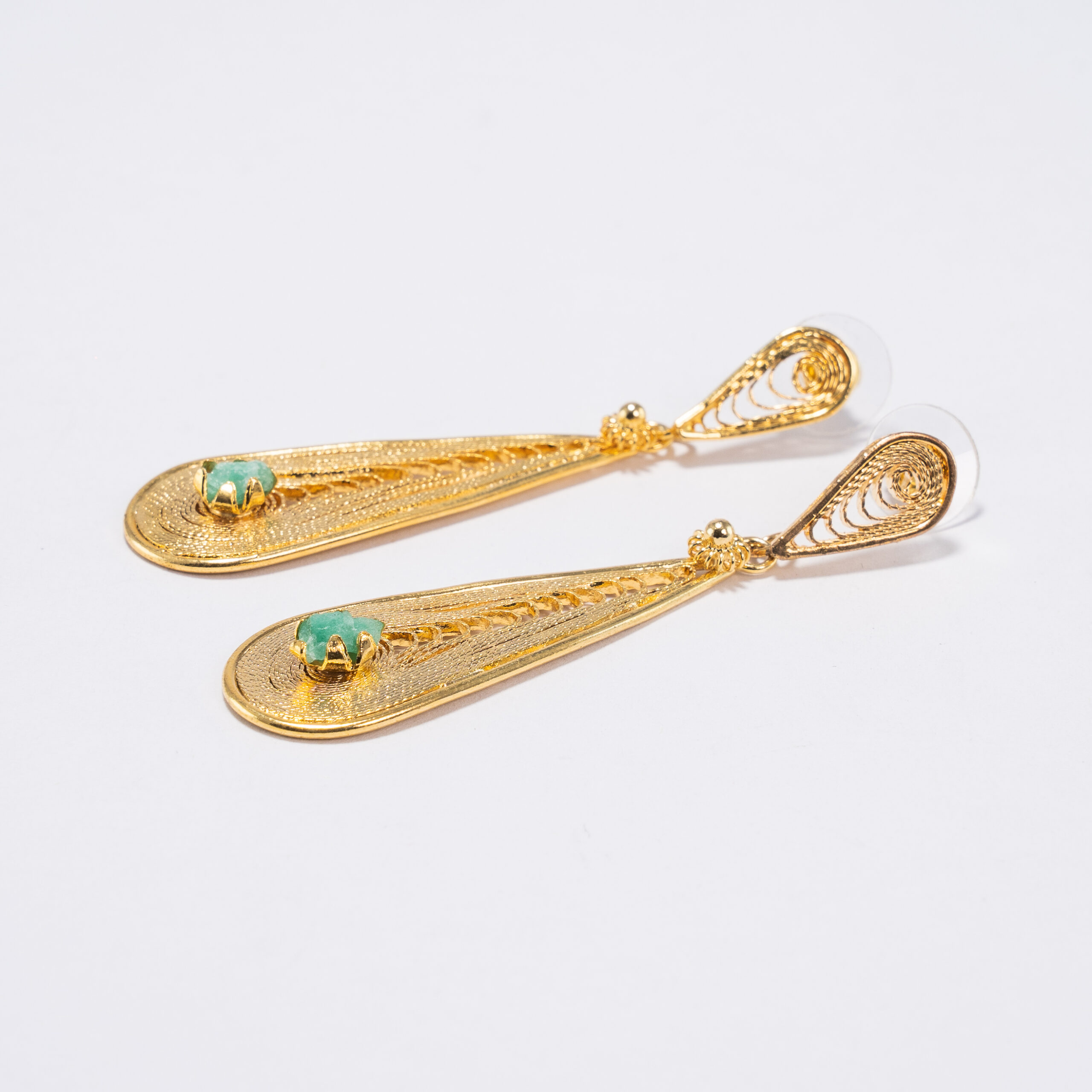 Aretes Lagrima de sol long