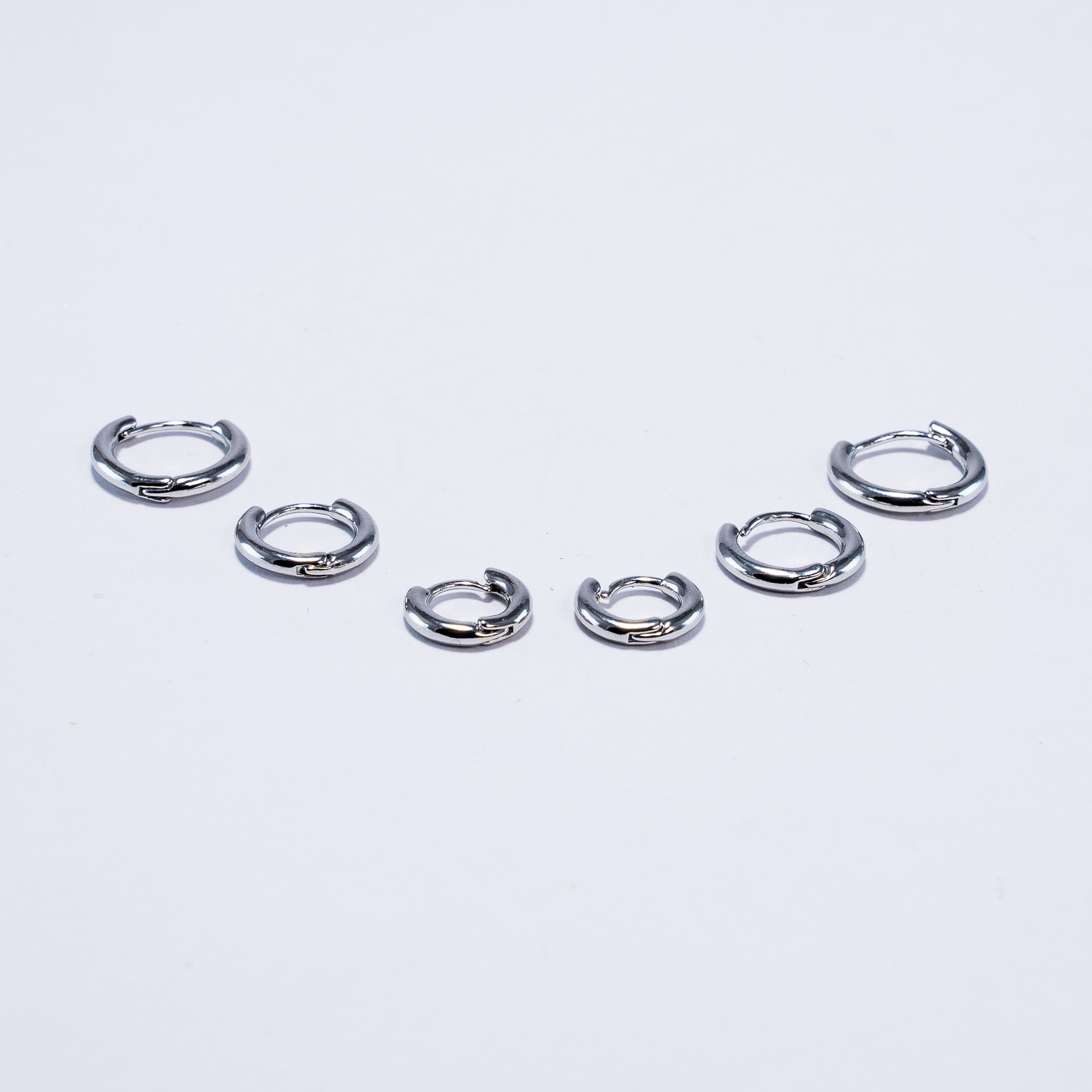 Conjunto aretes silver chic