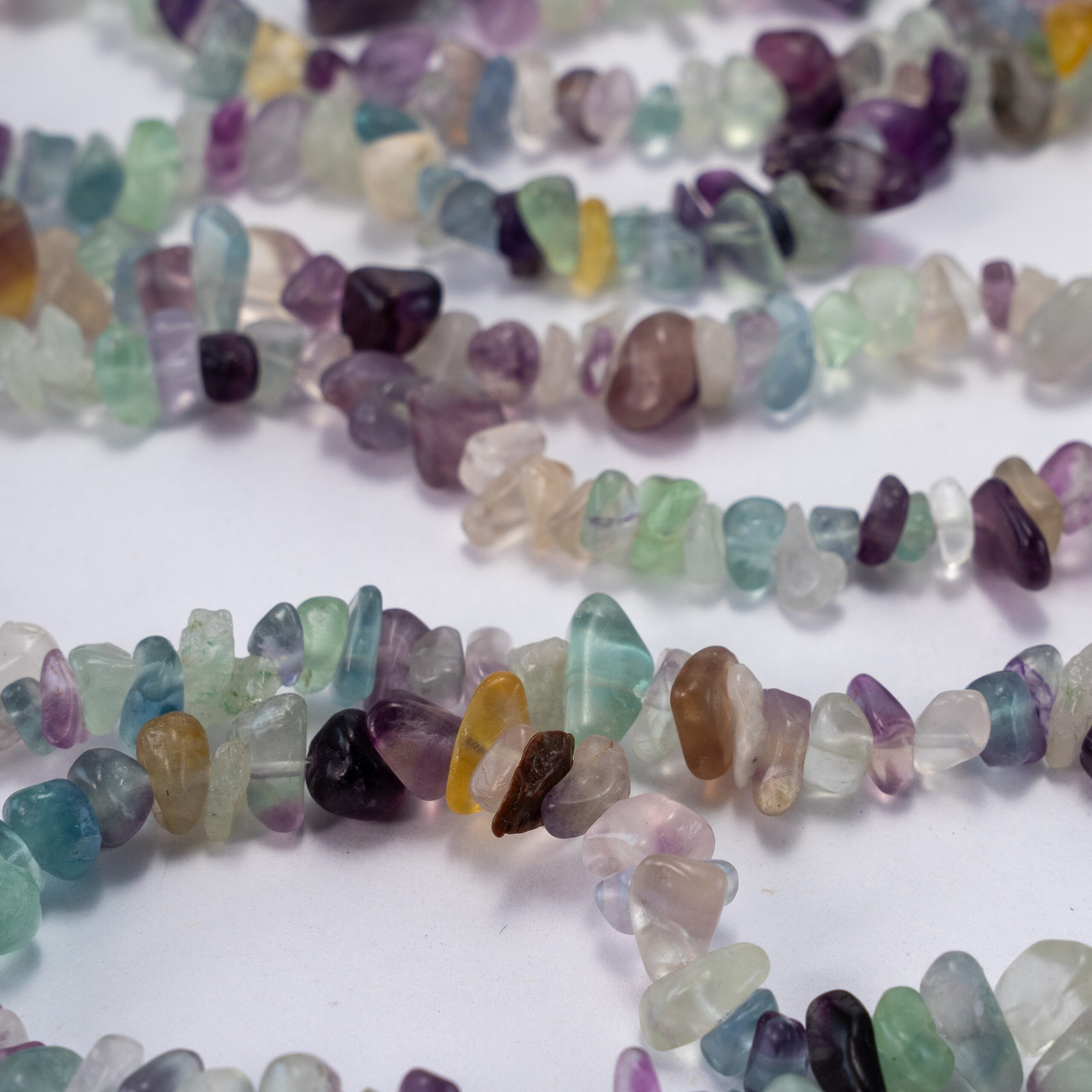 Sarta Fluorita piedra picada pequeña