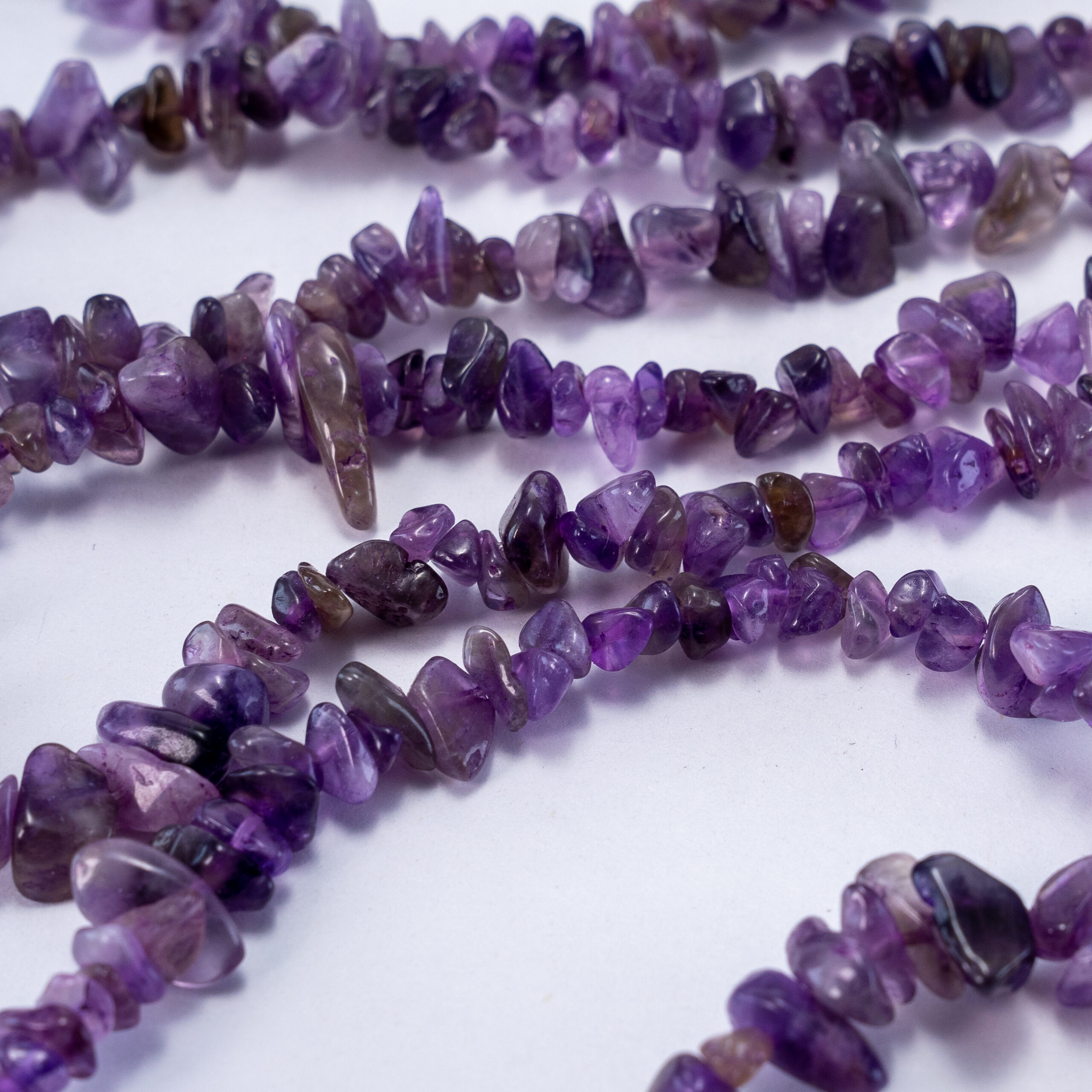 Sarta Amatista piedra picada pequeño