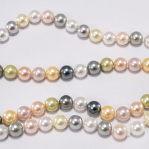 Sarta perla shell multicolor 10mm