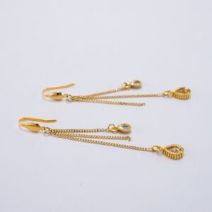 Aretes doble cascada