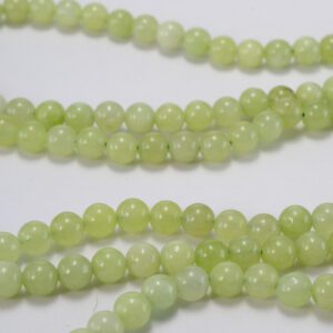 Sarta Ágata verde limón 6mm