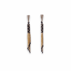 Aretes Miyuki Etni Beige