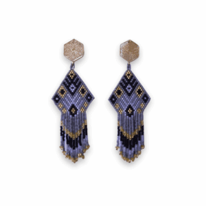 Aretes Miyuki Espíritu Gris