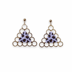 Aretes Miyuki Felina Blanca