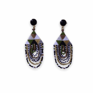 Aretes Miyuki Encanto Tierra