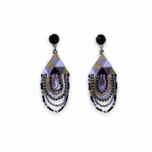 Aretes Miyuki Encanto Dorado