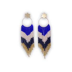 Aretas Mostacilla Iris Azul