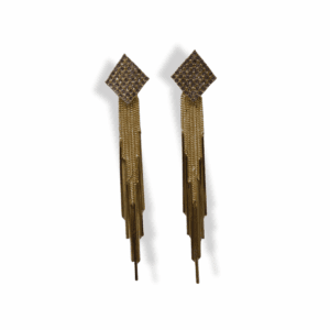 Aretes Rodio Geometría colgante