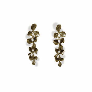 Aretes Rodio Flores encanatadas