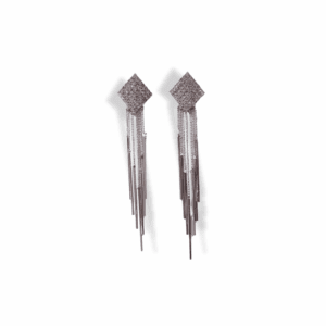 Aretes RodioGeometría colgante