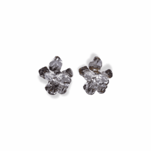 Aretes Rodio Flor pistilo