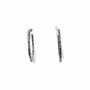 Aretes Rodio Aro ondas