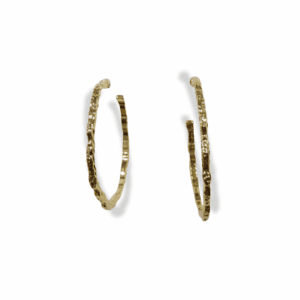 Aretes Rodio Aro puntuado